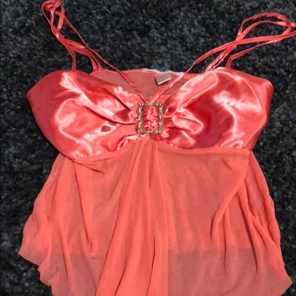 Pink charlotte russe top